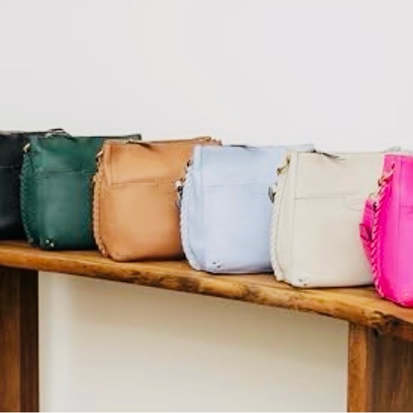 American Leather Crossbody Bag in Tan - Picture 11 of 11